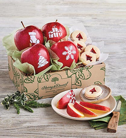 Christmas Apples and Cookies